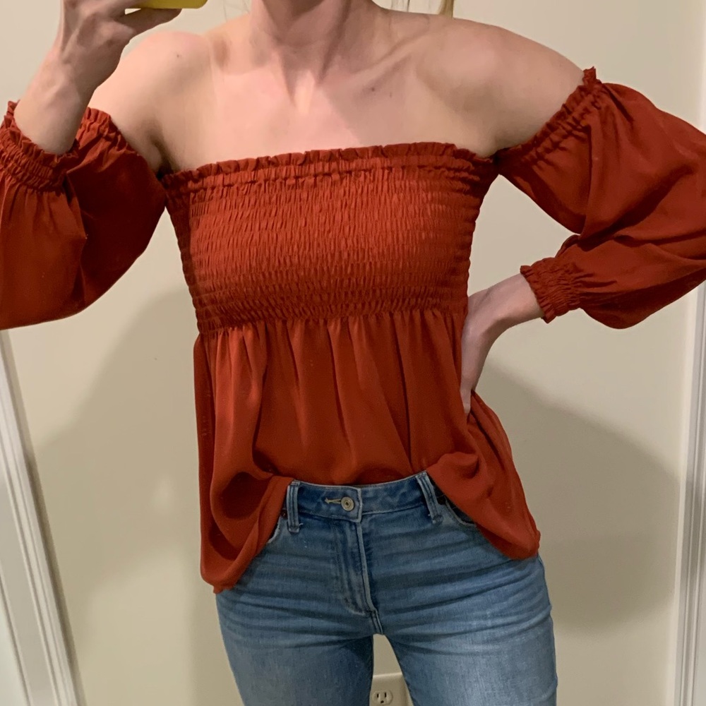 Off shoulder blouse
